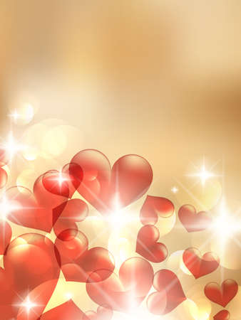 Valentine bokeh light background. EPS10のイラスト素材