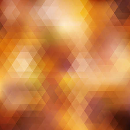 Autumn colorful background made of triangles. Square composition with geometric shapes. EPS10のイラスト素材
