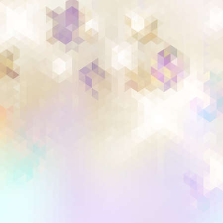 Geometric triangle mosaic background. + EPS10 vector fileのイラスト素材