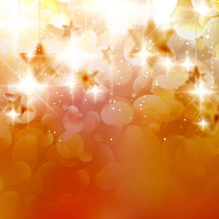 Abstract Christmas bokeh light. のイラスト素材