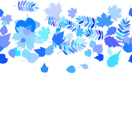 Autumn background with colorful leaves  のイラスト素材