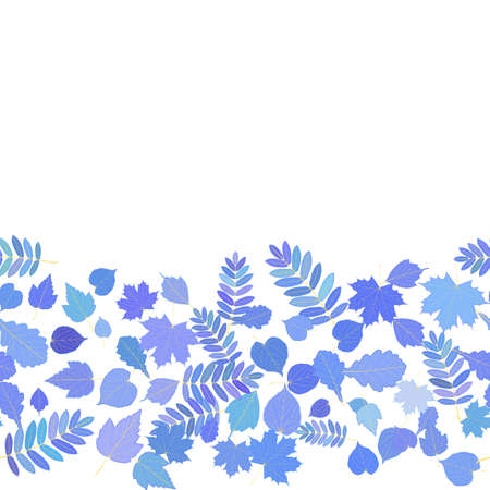 Autumn background with colorful leaves  のイラスト素材