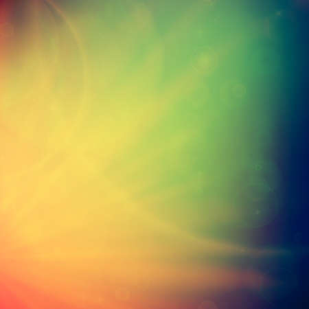 Abstract Sunset on sky with lenses flare  EPS10