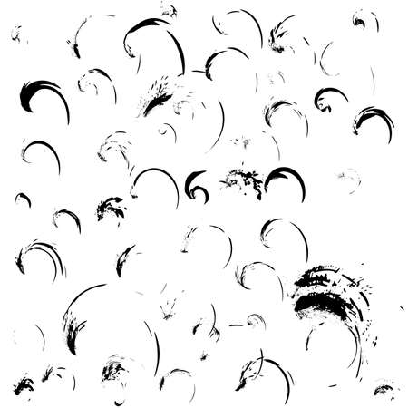 Set of various grunge design elements  EPS10のイラスト素材