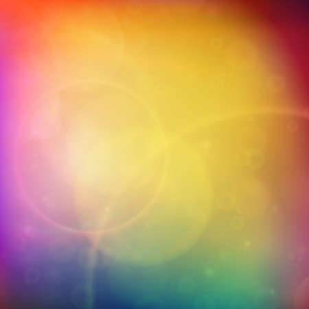 Abstract Sunset on sky with lenses flareのイラスト素材