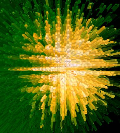 Abstract polygonal space low poly dark background with connecting dots and linesの写真素材