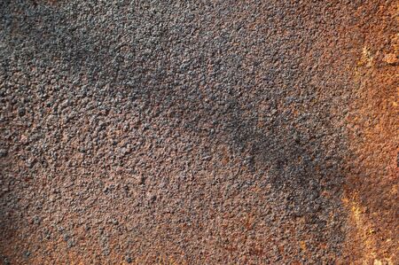 Dark brown rust. Element for the designer, close-up. Background as a texture. full frameの写真素材