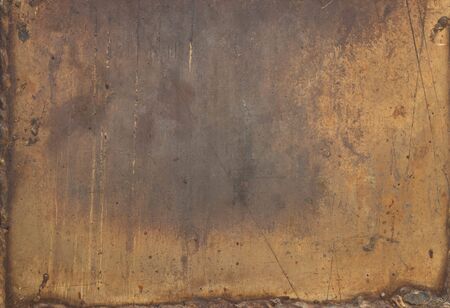 Dark brown rust. Element for the designer, close-up. Background as a texture. full frame
の写真素材