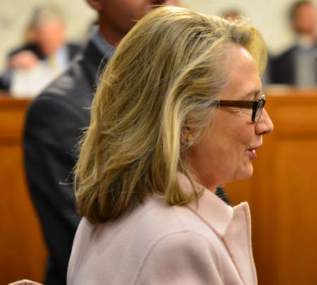 Hillary Clinton Testifies On Capitol Hillのeditorial素材