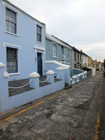 Cora Terrace comprises a row of seven town houses in Port Elizabethのeditorial素材