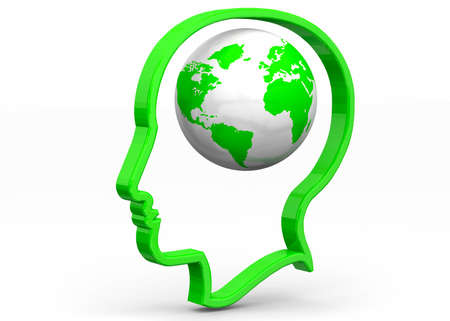 World in the Mind 3Dの写真素材