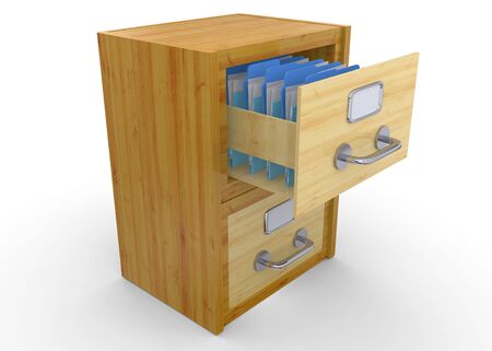 Folder in the Archives 3Dの写真素材