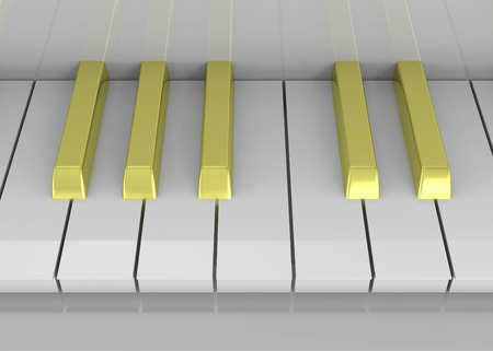 Golden Floor 3d Renderの写真素材