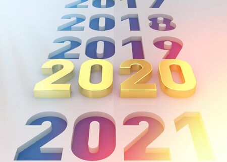 New year is coming - 3d