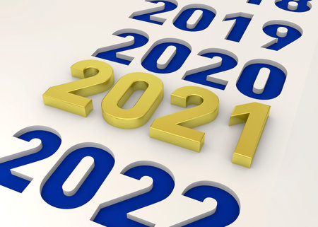 New Year 2021 - 3D