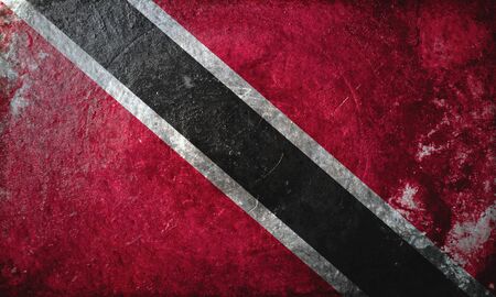 A grunge flag of Trinidad and Tobagoの写真素材
