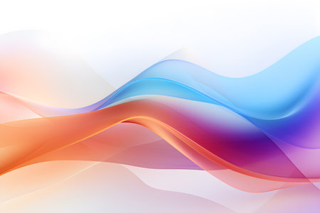 Abstract pastel color liquid wave background. Gennerative AI.の素材