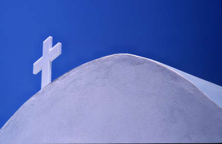 Church in a Greek Islandの写真素材