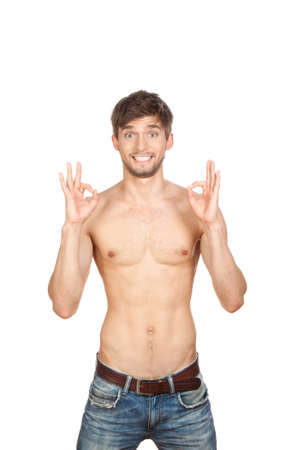 sexy manの写真素材