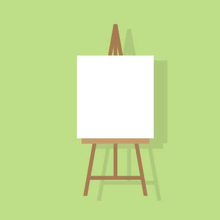 easel flat icon design vector illustrationのイラスト素材