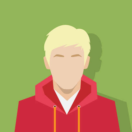 profile icon male avatar portrait casual personのイラスト素材