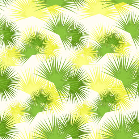 Green Leaves Flower Pattern Background Vectorのイラスト素材