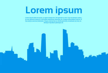 City Skyscraper Silhouette Cityscape Background Skylineのイラスト素材