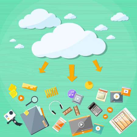 Cloud Technology Online Internet Data Information Storage