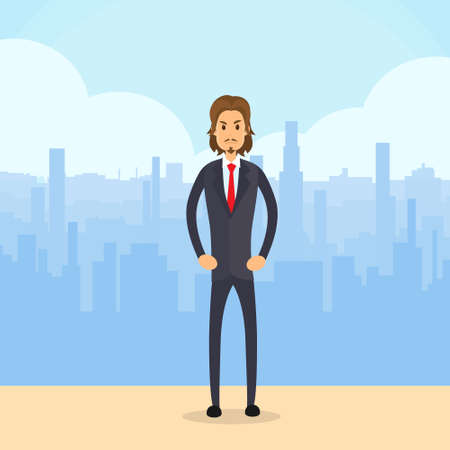 Businessman in Full Lengthのイラスト素材