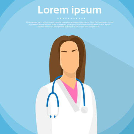 Medical Doctor Profile Iconのイラスト素材