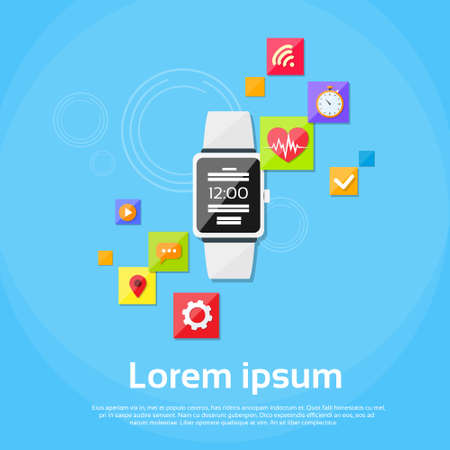 Smart Watch Technology Electronic Deviceのイラスト素材