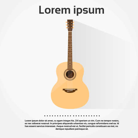 Acoustic Guitarのイラスト素材