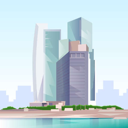 City Skyscraper Viewのイラスト素材