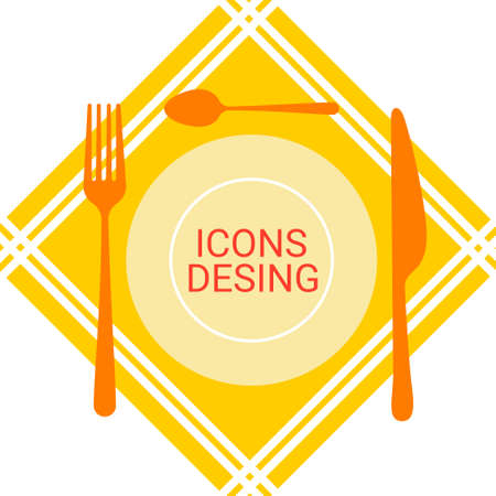 Icon Design Application Development Concept Flat Vector Illustrationのイラスト素材