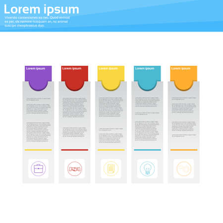 Graphic Set Finance Infographic Icon Business Concept Flat Vector Illustrationのイラスト素材