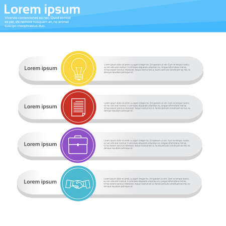 Graphic Set Finance Infographic Icon Business Concept Flat Vector Illustrationのイラスト素材