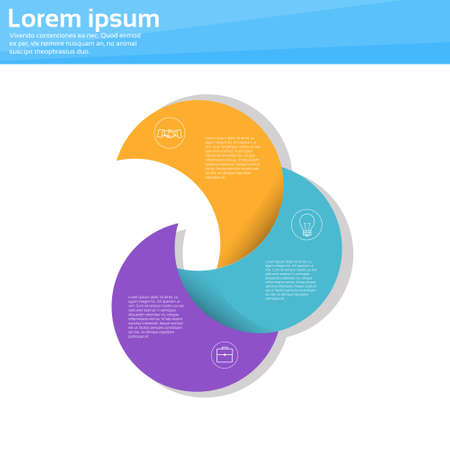 Graphic Set Finance Infographic Icon Business Concept Flat Vector Illustrationのイラスト素材