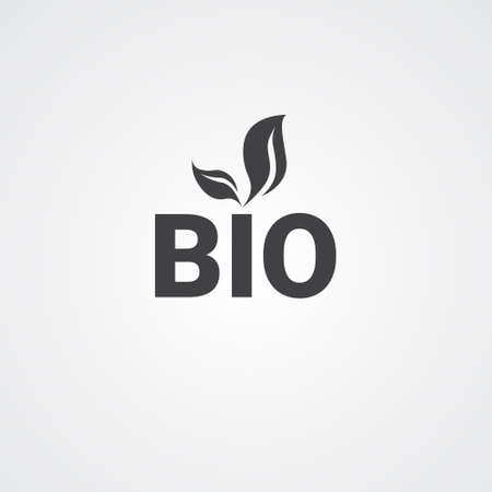 Eco Friendly Organic Natural Product Web Icon Green  Flat Vector Illustrationのイラスト素材