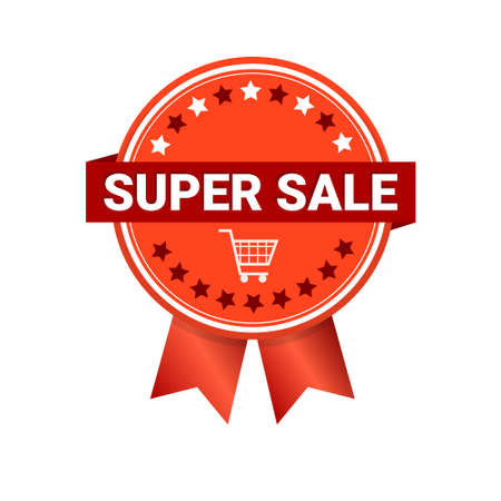 Special Offer Discount Sale Shopping Banner Flat Vector Illustrationのイラスト素材