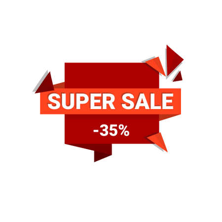 Special Offer Discount Sale Shopping Banner Flat Vector Illustration