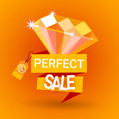 Premium Quality Special Offer Discount Big Sale Shopping Banner Flat Vector Illustrationのイラスト素材