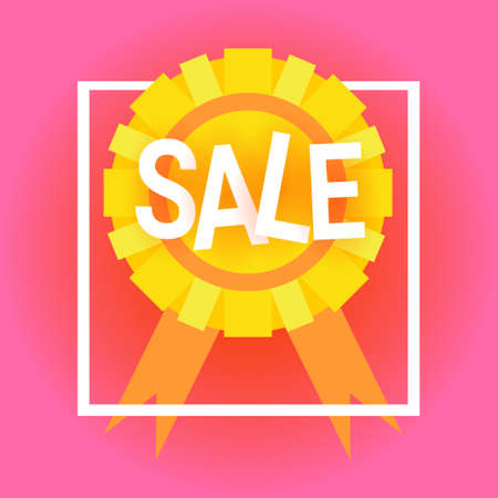 Special Offer Discount Big Sale Shopping Banner Flat Vector Illustrationのイラスト素材