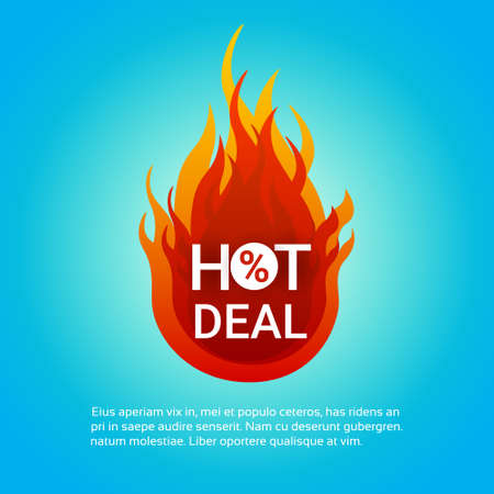 Special Offer Discount Big Sale Shopping Banner Flat Vector Illustrationのイラスト素材