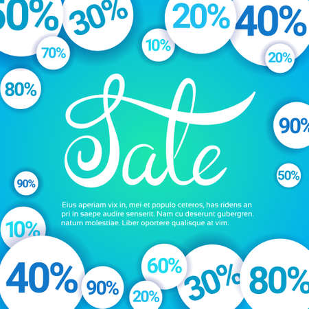 Special Offer Discount Big Sale Shopping Banner Flat Vector Illustrationのイラスト素材