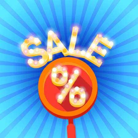 Black Friday Sale Holiday Shopping Banner Vector Illustrationのイラスト素材