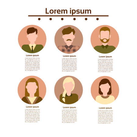 Graph Set Human Resources Infographic Icon Business Network Chart Flat Vector Illustrationのイラスト素材