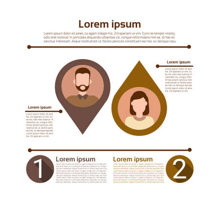 Graph Set Human Resources Infographic Icon Business Network Chart Flat Vector Illustrationのイラスト素材