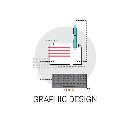 Web Graphic Design Application Development Icon Vector Illustrationのイラスト素材
