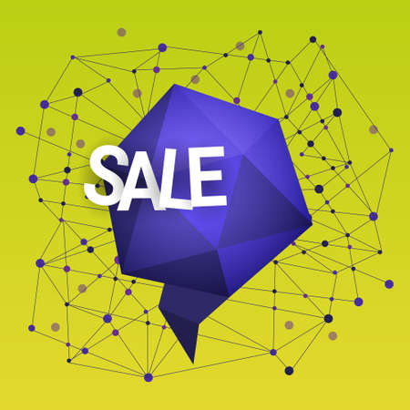 Special Offer Discount Sale Shopping Banner Flat Vector Illustrationのイラスト素材