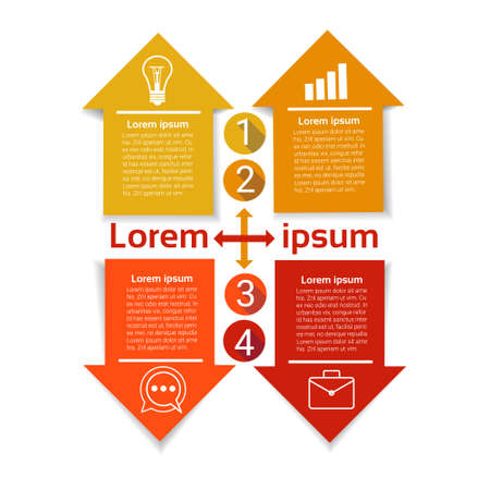 Graphic Set Finance Infographic Icon Business Concept Flat Vector Illustrationのイラスト素材